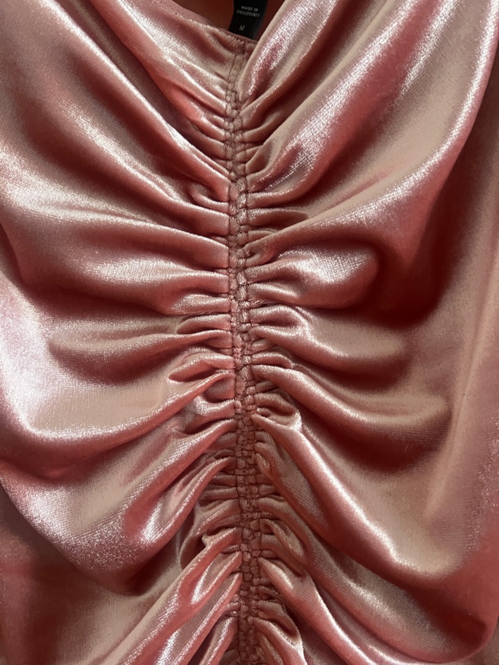 Velvet Rose Ruched Square-Neck Blouse - Picture 4 of 7